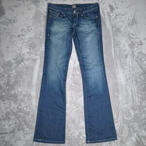 Kasil Dakota Bootcut Jeans Women’s 29 Dark Wash Made in USA Y2K